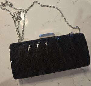 2 FOR $20 ITEM- Elegant Black Sequin Clutch